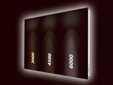 Підсвічене LED дзеркало у ванну кімнату, 120x80