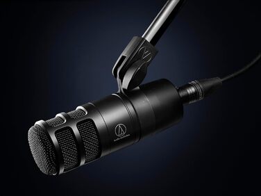 Мікрофон Audio-Technica AT2040 для подкастів з кардіоїдною діаграмою спрямованості, чорний