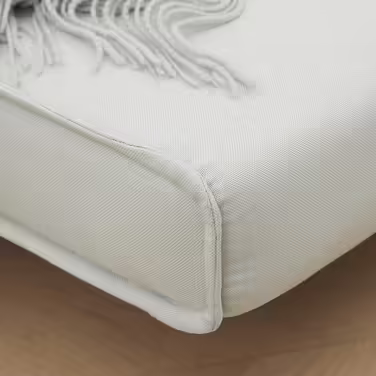 HOMCOM Sleeper Sofa, Single Sofa, Folding Sofa with Adjustable Backrest, Nordic Style, Linen-Look Fabric for Living Room & Guest Room