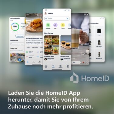 Фритюрниця без олії Philips Essential Airfryer 4,1 л, чорна, Rapid Air, контроль температури, додаток HomeID