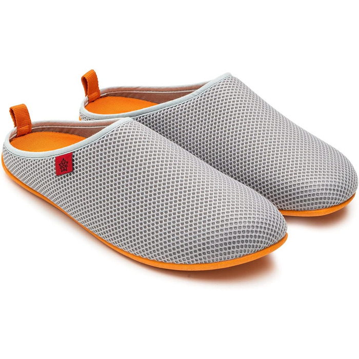 Домашні тапочки Andrés Machado - літні, унісекс, сіро-помаранчеві, з дихаючою сіткою, знімні устілки, EU 37-50