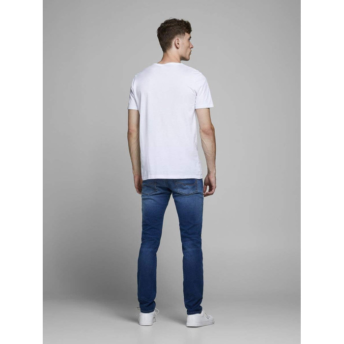 Джинси чоловічі JACK & JONES Jjiglenn Original Ge 006, синій денім, 34W/32L