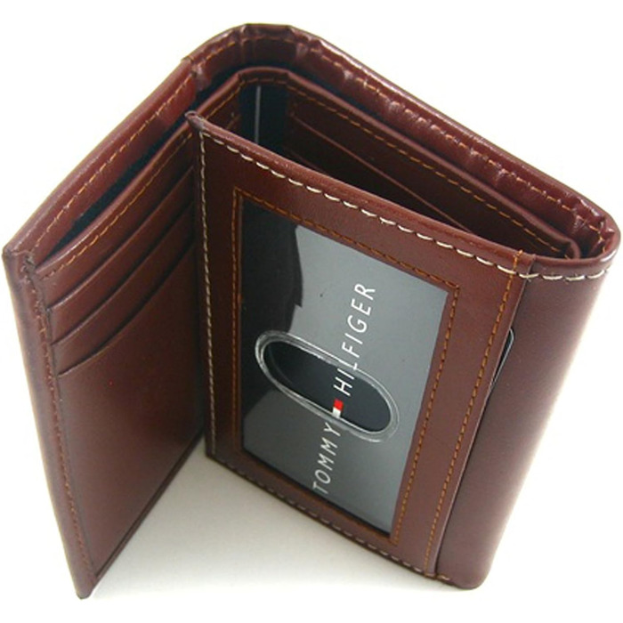 Чоловічий гаманець Tommy Hilfiger, шкіряний, без RFID-захисту