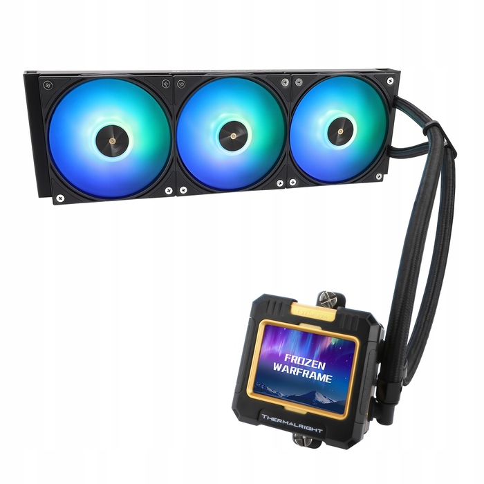 Система водяного охолодження AIO Thermalright Frozen Warframe 360 Black ARGB (Intel/AMD)