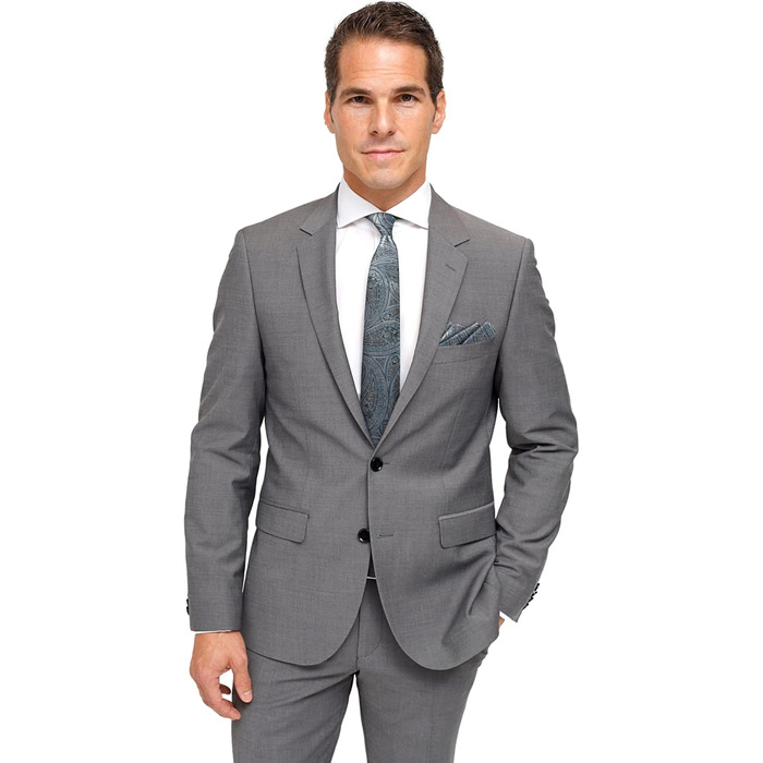 Краватка чоловіча GASSANI Paisley 7 см, набір 3 шт (чорний, блакитний, білий)