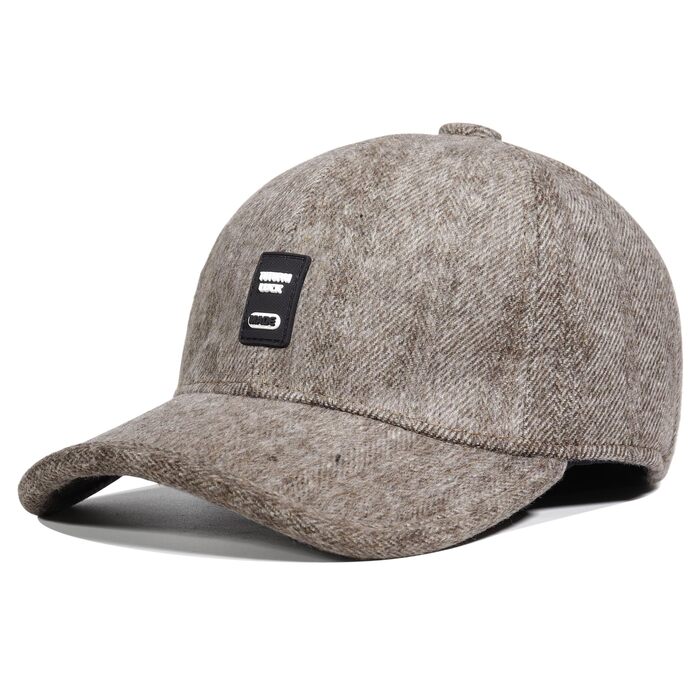 Зимові шапки Gisdanchz 7-7 1/2 з навушниками, унісекс, для роботи та спорту на відкритому повітрі (світло-коричневий)