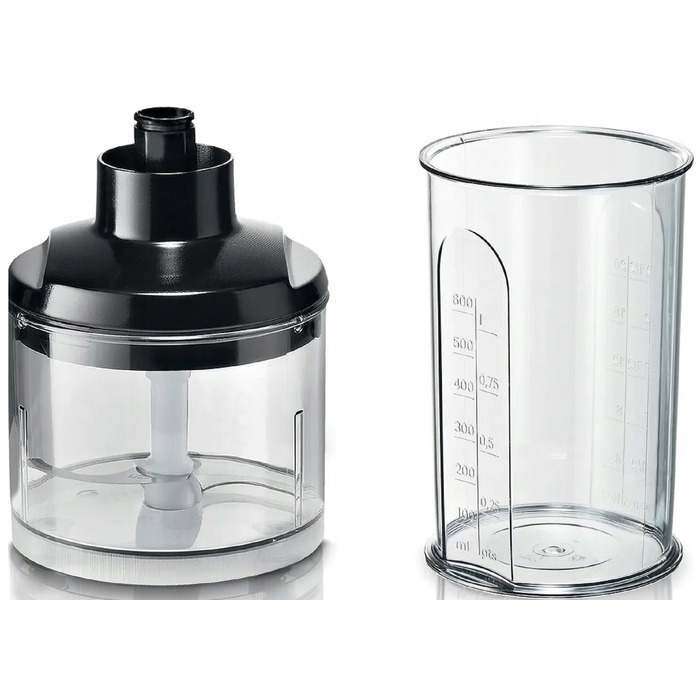 Погружний блендер Bosch ErgoMaster MSM6M620 1000 Вт з подрібнювачем QuattroBlade