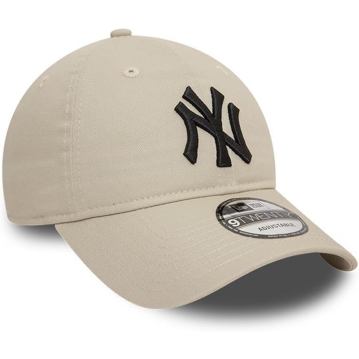 Кепка бейсболка New Era MLB League Essentials 9twenty, Нью-Йорк Янкиз, універсальний розмір, бежевий