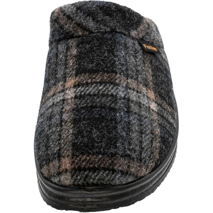 Домашні тапочки чоловічі Fischer Karomuster 204602 (41 EU, сірий)