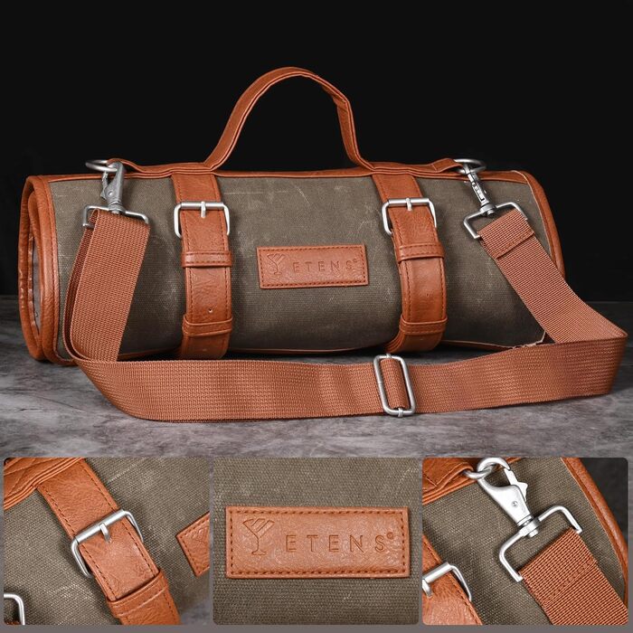 Набір бармена 22 предмети: барний аксесуар з нержавіючої сталі та воскована сумка, Boston Shaker, Jigger, сіто, прес для лимонів