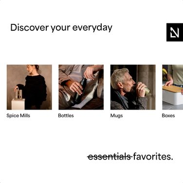 Термокружка для кави та чаю LARS NYSØM | 380 мл, з Tritan кришкою та петлею | Зі сталі, з ізоляцією, витокозахисна, Taupe Brown