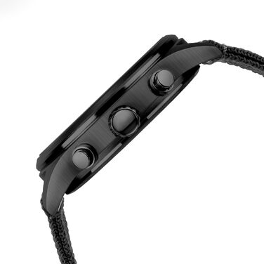 Чоловічий годинник PINDOWS з хронографом, кварцовий, аналоговий, водонепроникний, чорний корпус, коричневий ремінець, для бізнесу та відпочинку