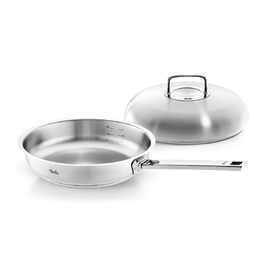 Набір сковорідок Fissler Original-Profi 2 шт. (28 см) з кришкою, нержавіюча сталь, для індукційних плит