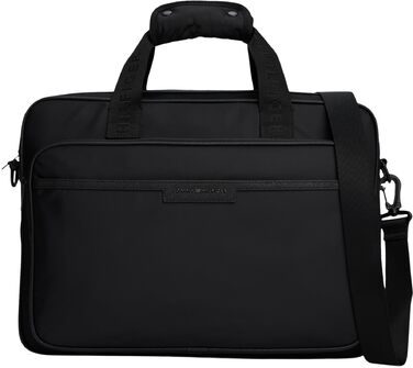 Сумка для ноутбука Tommy Hilfiger Repreve з ременем для візка, чорна (Black) - Універсальний розмір