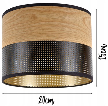 Сучасна торшерна лампа Glimex E27 60 Вт (бежевий, коричневий, чорний, жовтий)