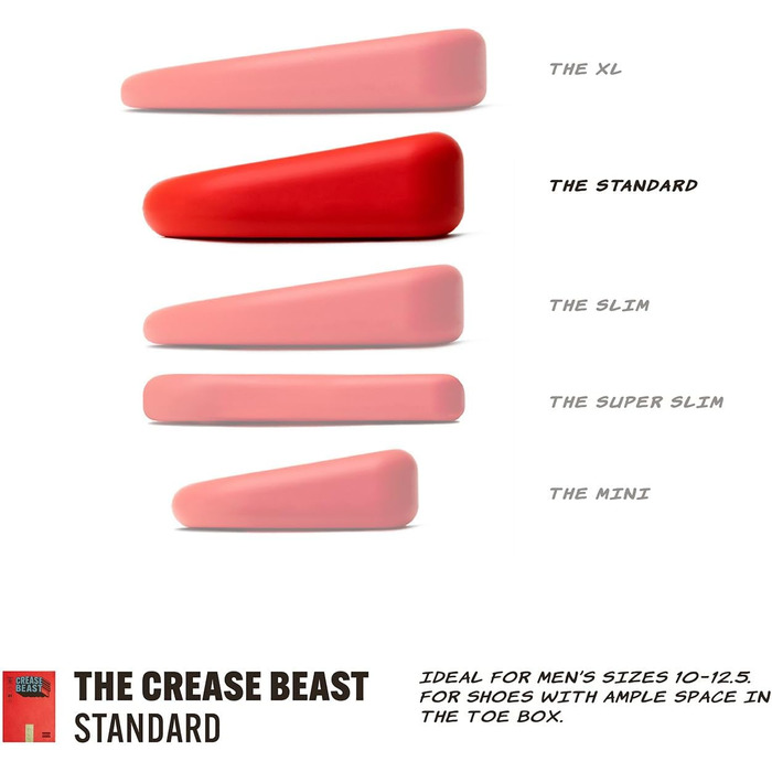 Crease Beast Memory Foam Crease Protector - Prevents Creases in New & Old Shoes - For Jordans, Dunks, Air Force