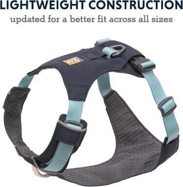 Шлейка для собак Ruffwear Hi Light Basalt Gray S