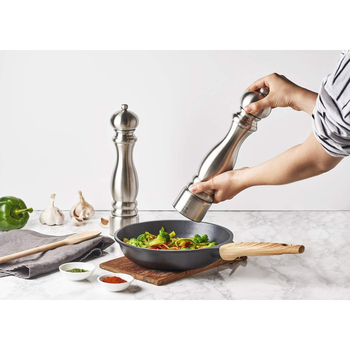 Млинок для перцю PEUGEOT Paris Chef 30 см, нержавіюча сталь, регулювання помелу u'Select, сріблястий