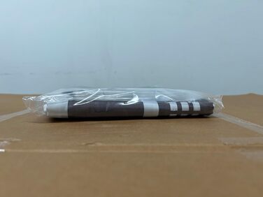 Шторка для душу DUFU, водонепроникна та пральна, 180x200 см, темно-сіра | Поліестер, 12 гачків, швидковисихаюча, напівпрозора