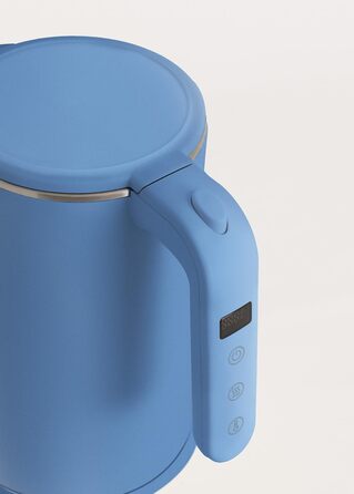 Електричний чайник CREATE STUDIO PRO 1 л з регулюванням температури, підігрівом, кабелем та автовимкненням (Кобальтовий)