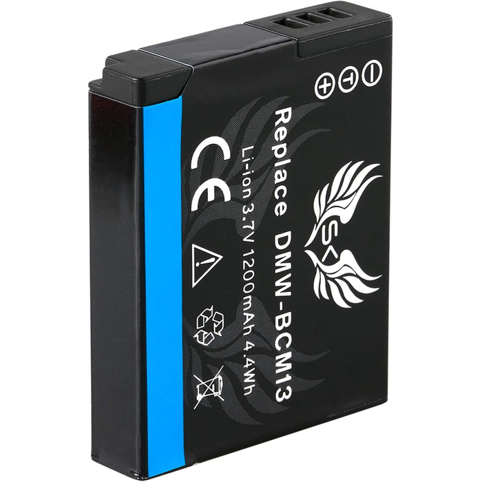 Запасний акумулятор 2x 1200mAh для Panasonic Lumix DMC-FT5 TZ40 TZ41 TZ55 TZ61 TZ71 ZS30 + зарядний пристрій (2 шт. акумулятори + Dual LCD зарядний пристрій)