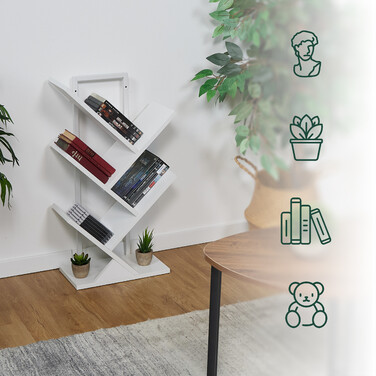 Стелаж Relaxdays на 4 полиці