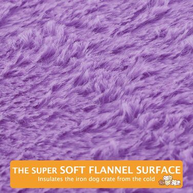 М'яке та тепле ліжко для собак. Квіткове ліжко-кімната для домашніх тварин, з можливістю прання. Зручне, двостороннє, фіолетове, 106x71 см, PS085