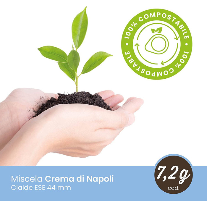 Кавові пади Caffè Toraldo Mischung Crema di Napoli ESE 44 мм, 50 шт