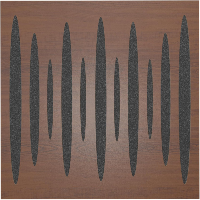 Набір акустичних басових пасток для кутів PULSE-100mm (4 шт), 50x50x10 см, колір горіх — звукопоглинаючі панелі для студії звукозапису