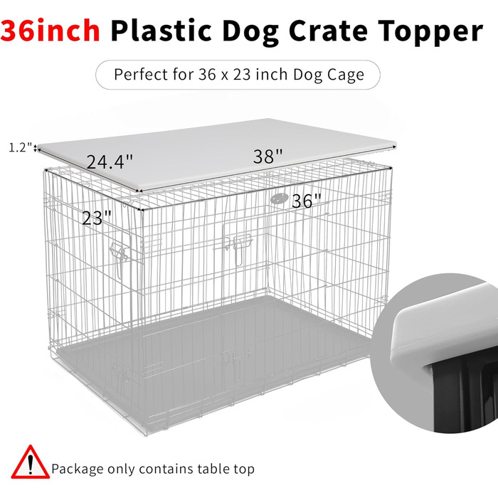 Настільний Топ для Кія (91.4 см) Rockever: Пластиковий, Антиковзкий, Легко Мити, з Шурупами