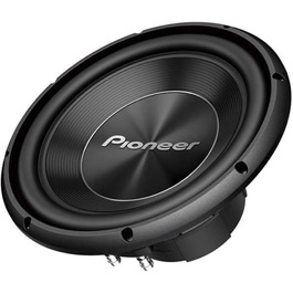 Сабвуфер Pioneer TS-A300D4 30 см, 1500 Вт, подвійна котушка, IMPP мембрана, для корпусного встановлення, 2x4 Ом, чорний