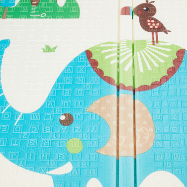Relaxdays Foldable Play Mat with Animals