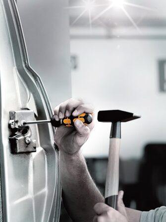 Набір викруток Wera 932/918/6 Kraftform Plus, 6 шт, ударостійкі, стамеска, з тримачем