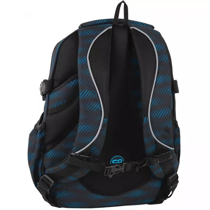 Багатовідсінковий шкільний рюкзак CoolPack, чорно-синій, 29 л