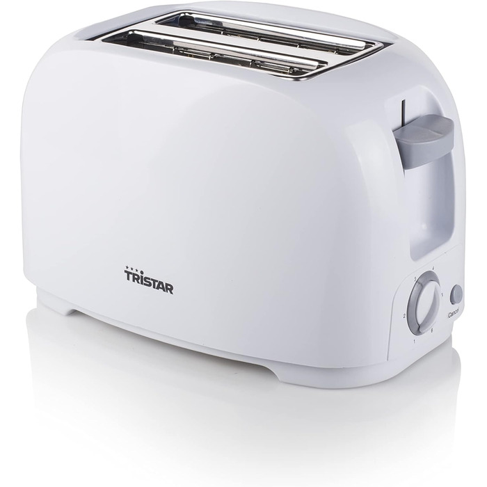 Тостер Tristar BR-1025: 6 рівнів підсмажування, підставка для тостів, знімний лоток для крихт