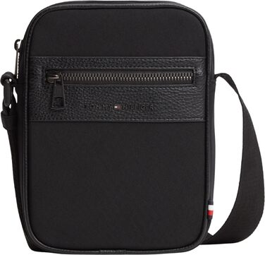 Чоловіча сумка-месенджер Tommy Hilfiger Repreve Mini Reporter з зовнішньою кишенею, чорна