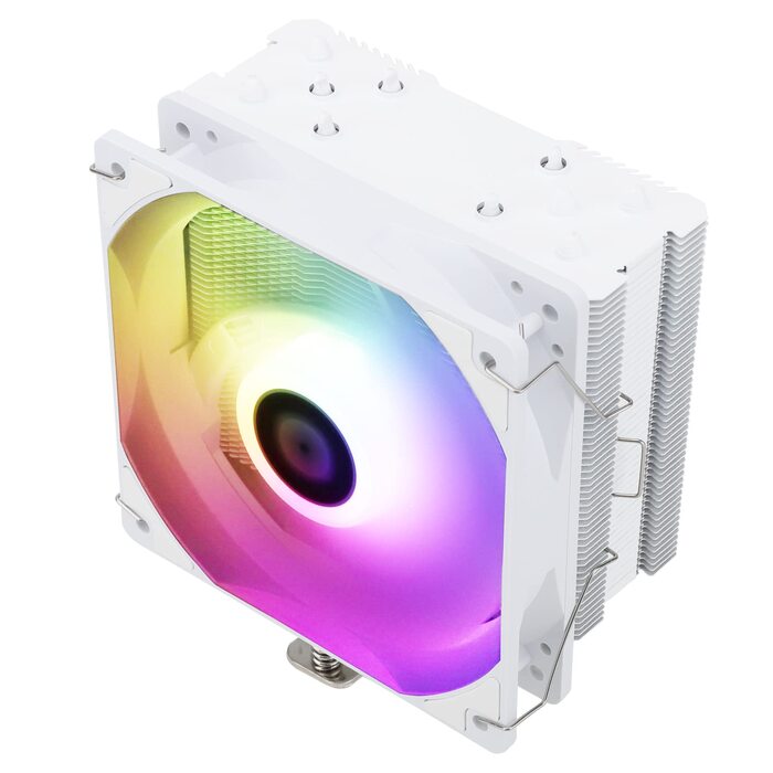 Thermalright Assassin King 120 SE WHITE ARGB: Кулер для CPU з 5 Heatpipes, тихий вентилятор PWM, сумісний з AM4/AM5/Intel LGA1150/1151/1200/1700/1851