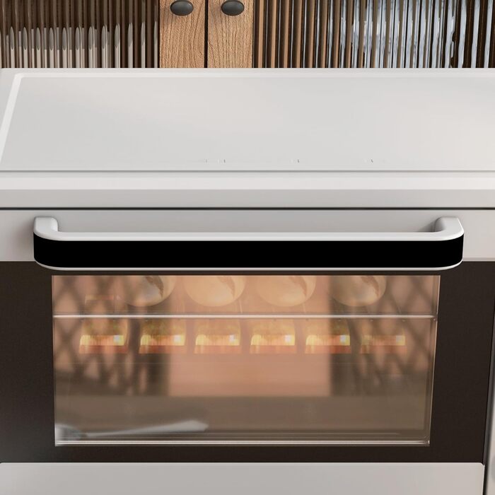 Міні-піч HOMCOM 21 л, 1400 Вт, 100-230°C, таймер, дека для крихт, дека для випічки, решітка-гриль, скло, для піци, кремово-білий (сріблястий)