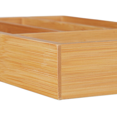 Relaxdays 4-Compartment Drawer Organizer
