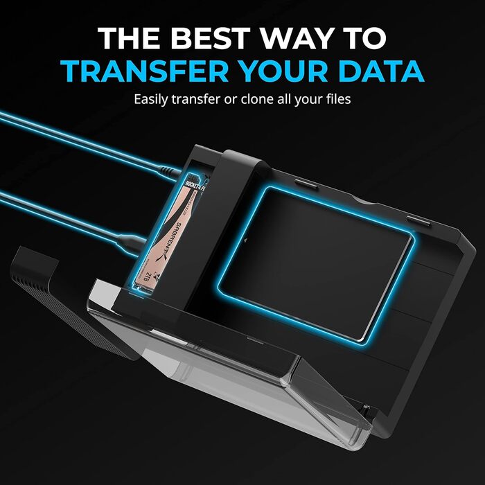 Док-станція Sabrent для HDD/SSD 2.5/3.5