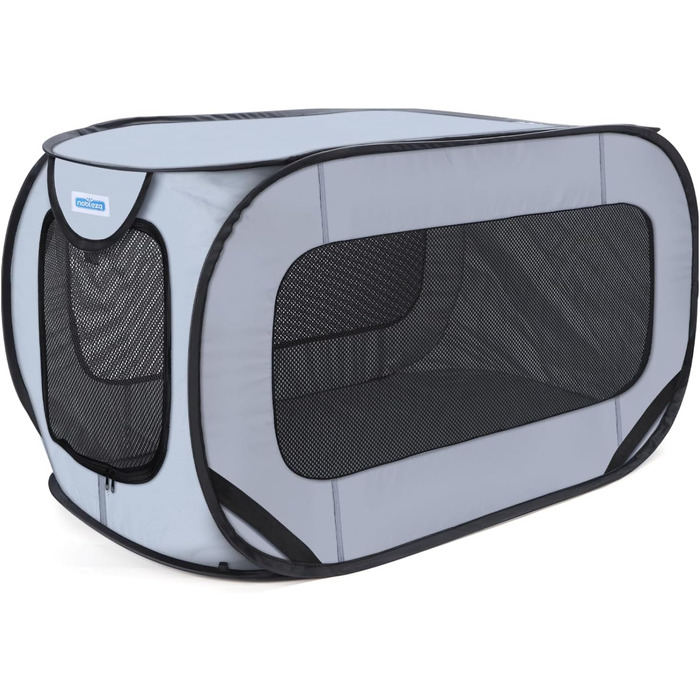 Переносний вольєр для собак та котів у машину Nobleza, складаний вольєр для тварин, 93x54x54 см