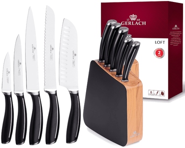 Набір ножів у підставці Gerlach Loft, 5 предметів