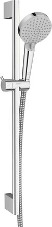 Hansgrohe Vernis Blend Shower Set, water-saving showerhead with shower hose and shower rail 0.65m, handheld shower with 2 spray patterns, chrome