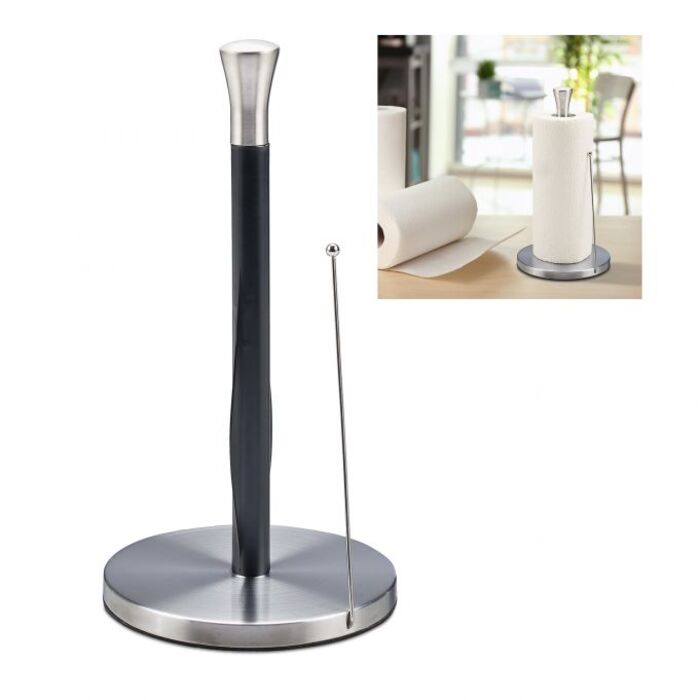Relaxdays freestanding kitchen roll holder