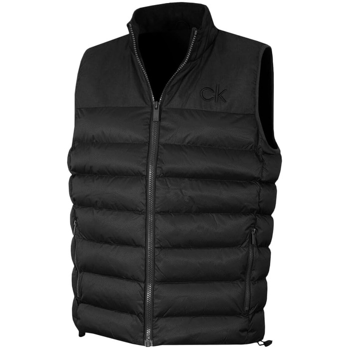 Жилет для гольфу Calvin Klein чоловічий, чорний, з водонепроникним покриттям та м'якою підкладкою