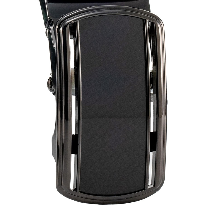 Чоловічий шкіряний ремінь Volmer ATG з автоматичною застібкою та регулюванням | Ширина 35 мм, довжина 125 см, чорний колір