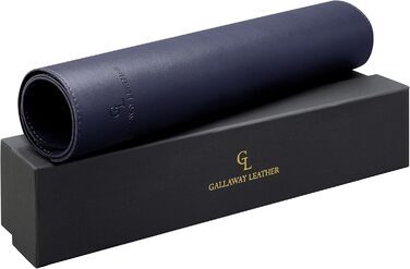 Підкладка для столу Gallaway з шкіри, 91,5x43 см (чорний)