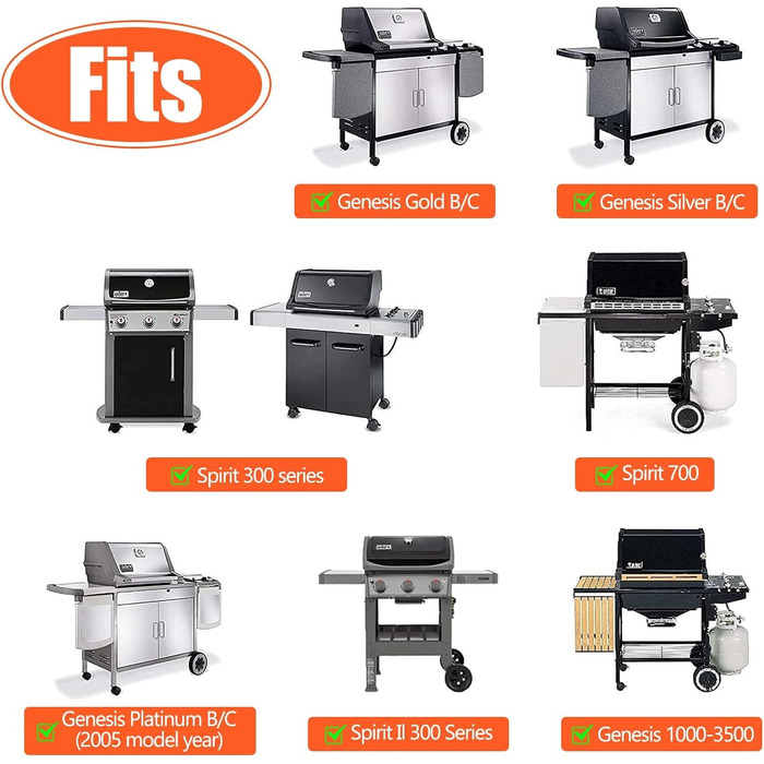 Решітка для гриля Weber Spirit ⅠⅡ 200 серія, Spirit E210/220 S210/220, Jamie Oliver HOME 2 (44,5x30 см)