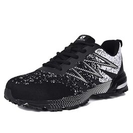 Зручні робочі черевики Suadex з металевим капаком для чоловіків та жінок, чорного кольору, розміри 37-48 EU