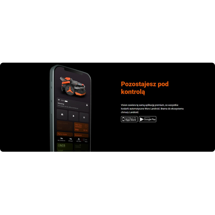 Робот-газонокосарка Worx Landroid Vision L1300 для площ до 1300 м²